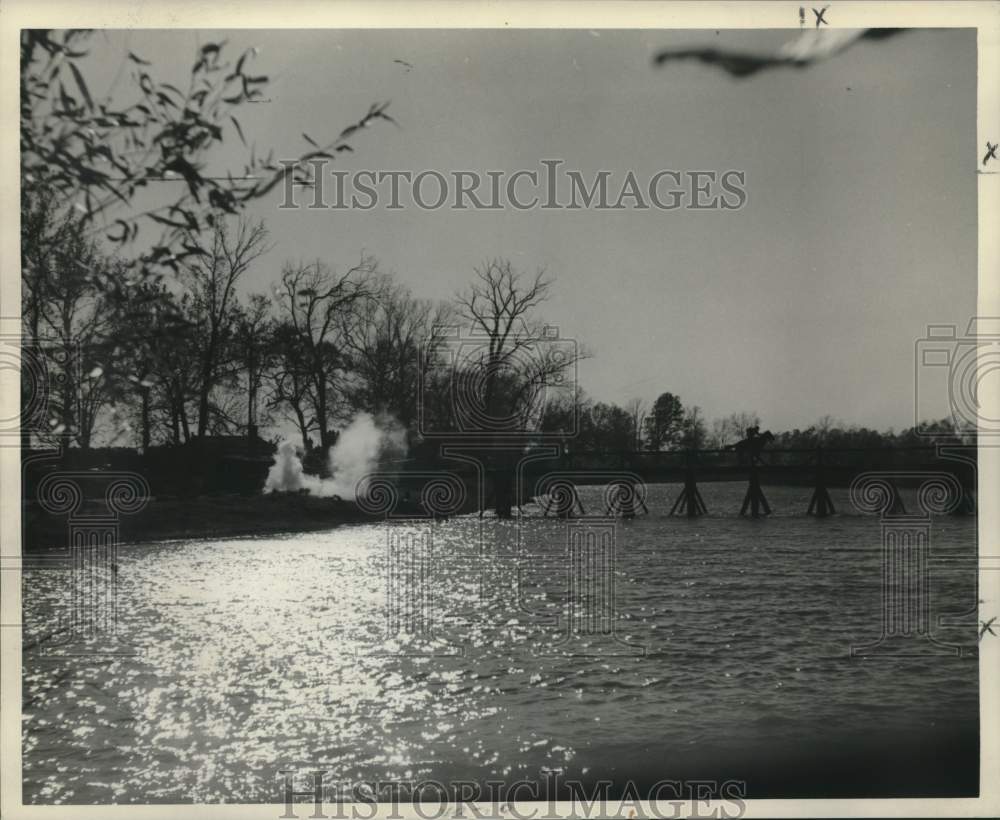 1959 Press Photo Scene from Movie &quot;The Horse Soldiers&quot; - nox27255-Historic Images