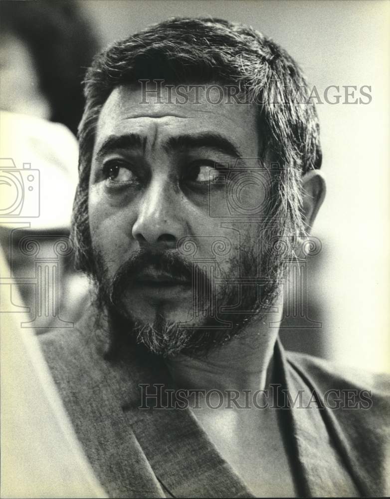 1979 Press Photo Actor Shintaro Katsu In The Blind Swordsman Nox27 1979 Press Photo Actor Shintaro Katsu In The Blind Swordsman Nox27