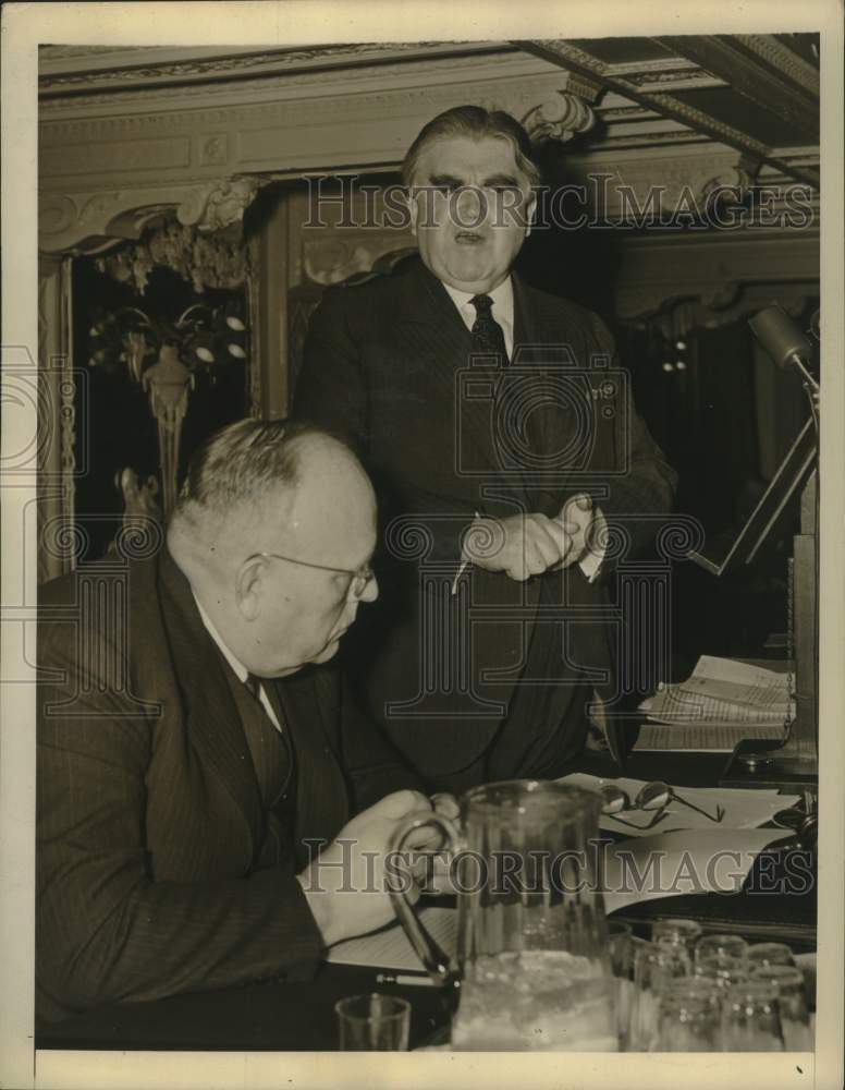 1941 Press Photo United Mine Workers President Addresses Mine Organizations-Historic Images