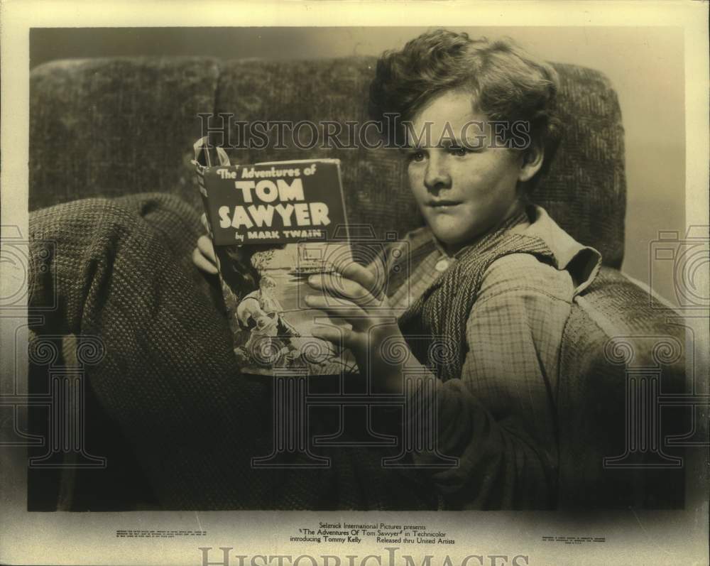 1938 Press Photo Actor Tommy Kelly of "The Adventures of Tom Sawyer" - Historic Images