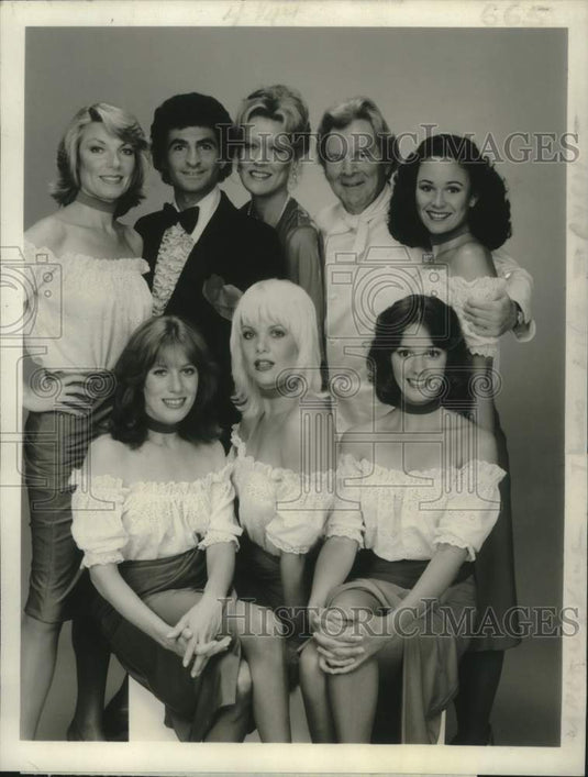 1980 Press Photo Cast of New Comedy Series "It's a Living" - Historic Images