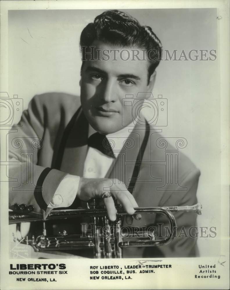 1965 Press Photo Roy Liberto and His Bourbon Street Six, New Orleans Louisiana. - Historic Images