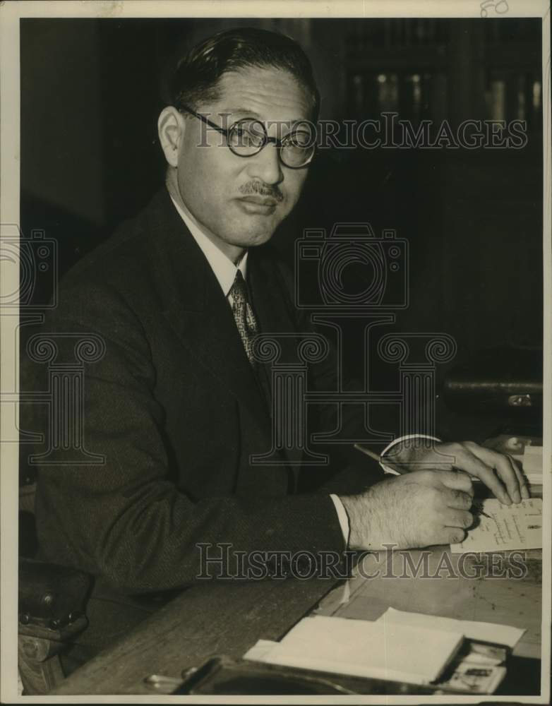 1938 Press Photo Foreign vice-minister of Japan Kensuke Horinouchi in Tokyo-Historic Images