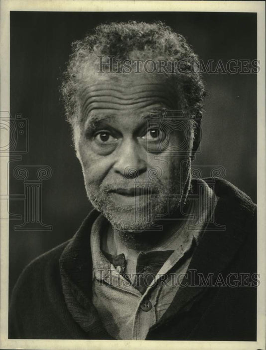 1978 Press Photo Robert Earl Jones guest stars in "Lou Grant," on CBS Television - Historic Images