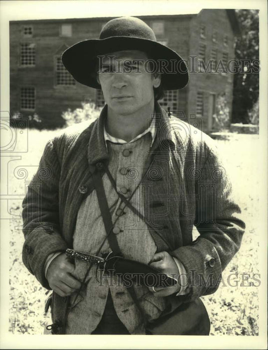 1988 Press Photo Tommy Lee Jones stars as a farmer in "April Morning."-Historic Images
