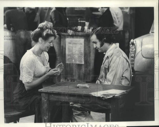 1979 Actors Susan Kellerman, Andy Kaufman in "Taxi" - Historic Images