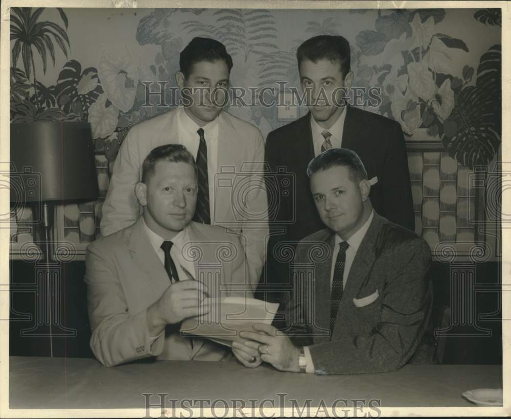 1958 Press Photo New Orleans Booster Club Chamber of Commerce Chairmen- Historic Images