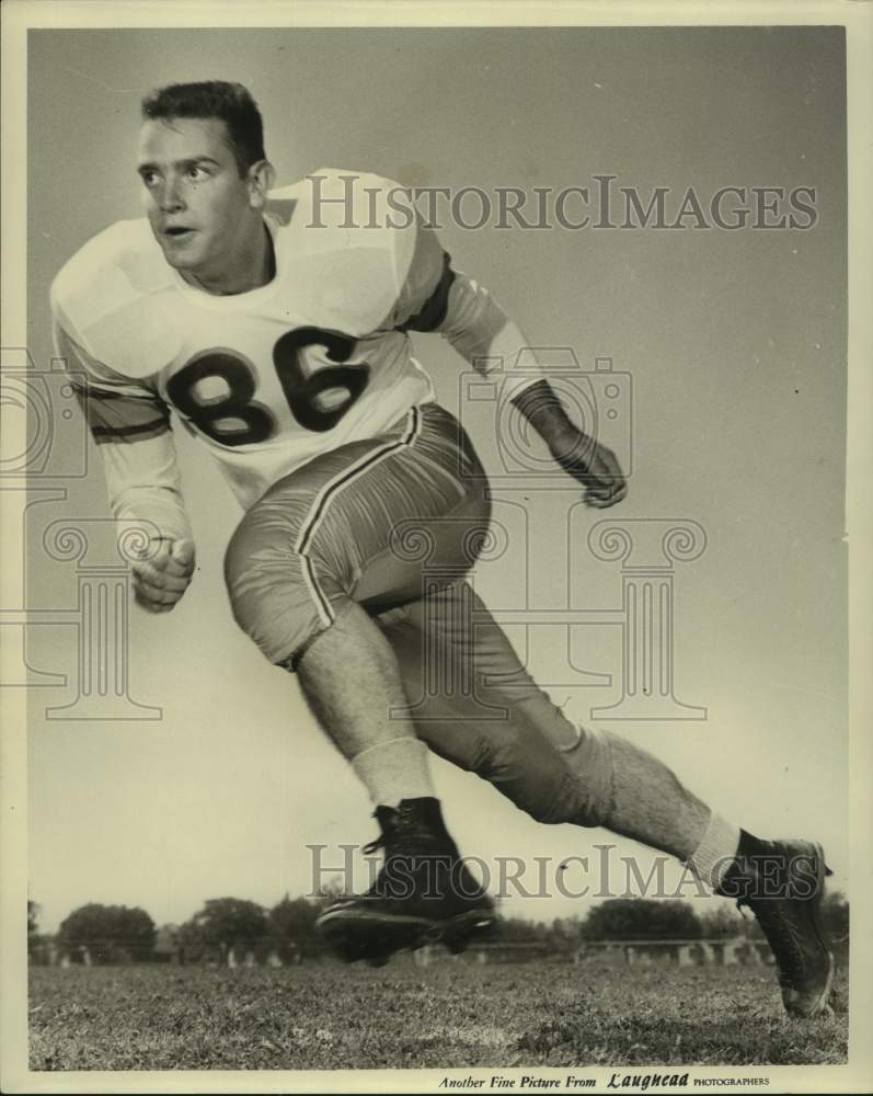 1957 Press Photo Louisiana State Football End Bobby Lott - nox33201-Historic Images