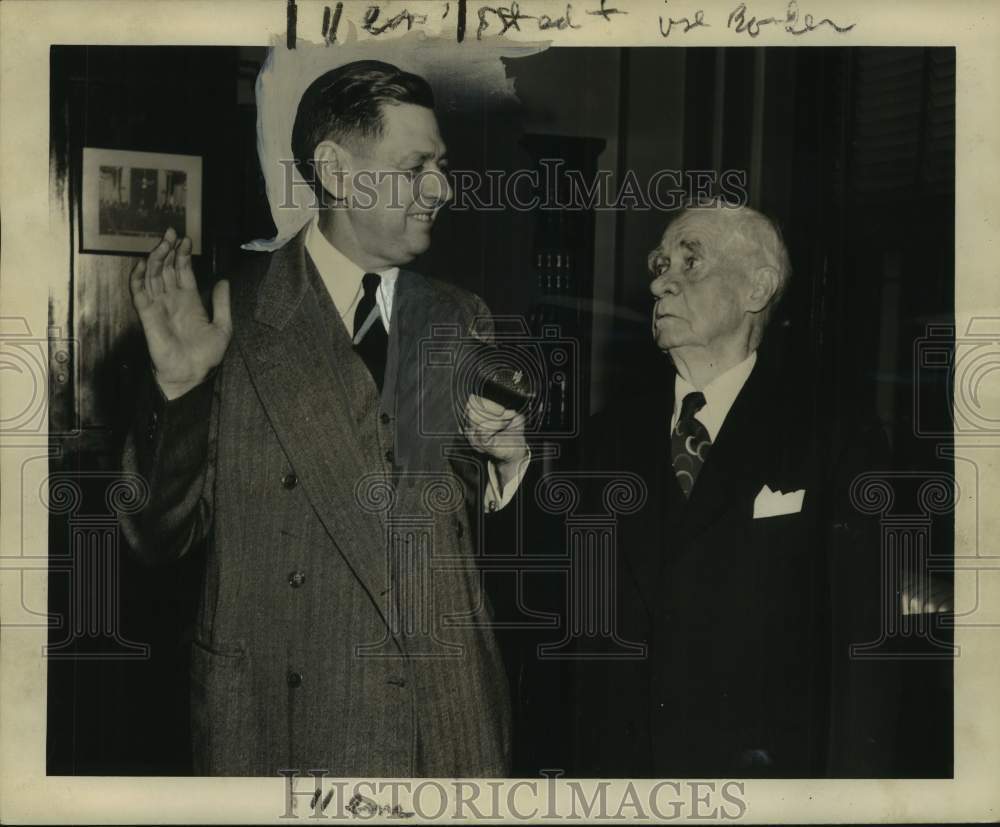 1947 Louisiana Supreme Court Justice E. Howard McCaleb Jr. Sworn In - Historic Images