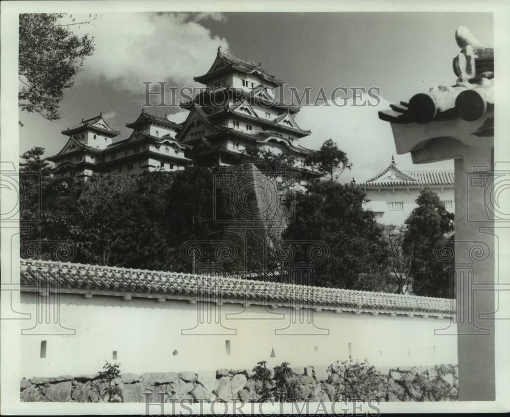 1960 Press Photo Himegi Castle in Japan - nox33429-Historic Images