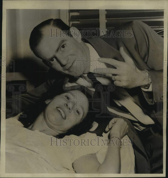 1953 Parents of Triplets Mr. & Mrs. Robert Long, New Orleans-Historic Images