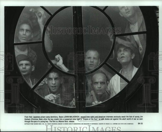 1987 Press Photo Actor John Malkovich in "Empire of the Sun" - nox33735-Historic Images