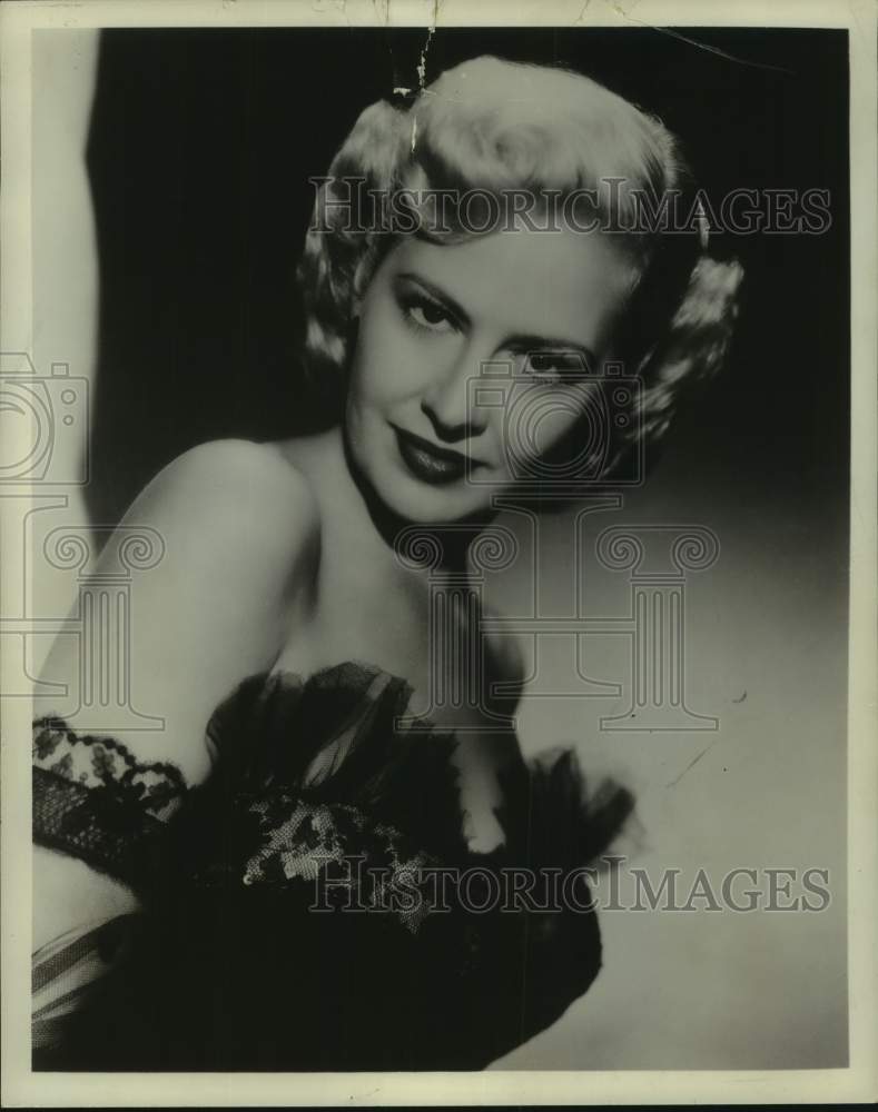 Press Photo Actress Marilyn Maxwell - Historic Images