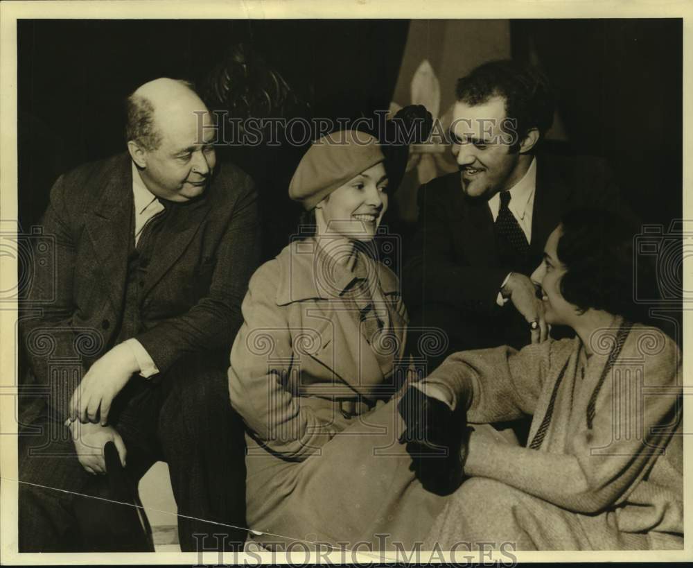 1934 Press Photo Cast Members of The Oxford Players - Historic Images