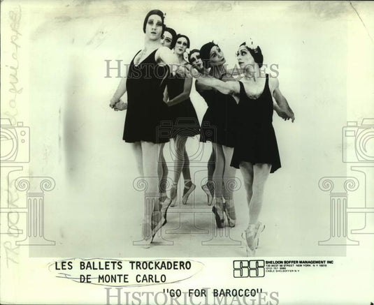 1984 Press Photo Les Ballets Trockadero de Monte Carlo in "Go for Barocco" - Historic Images