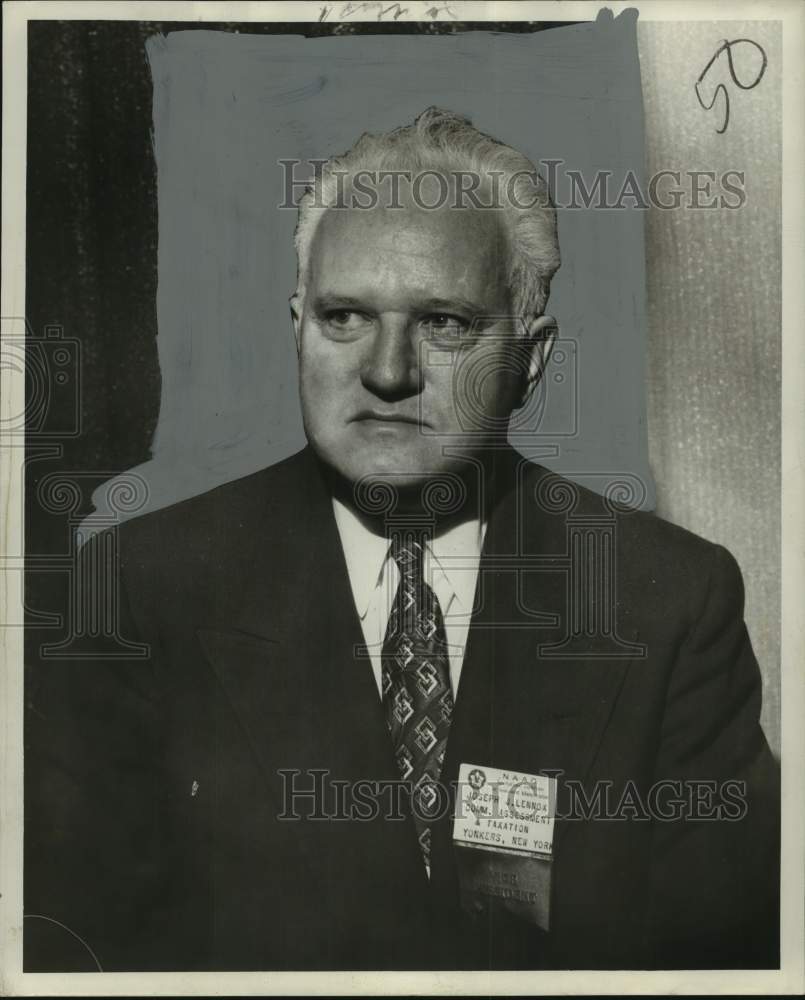 1953 Press Photo Joseph J. Lennox, Assessors President - nox34135-Historic Images