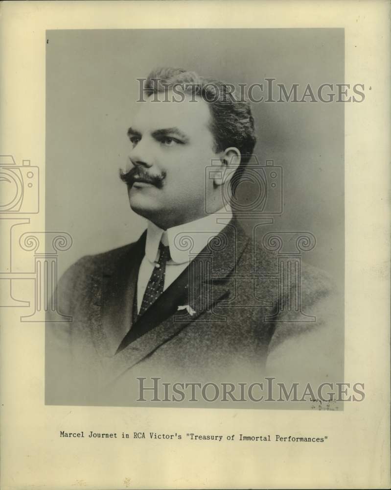 Press Photo French Operatic Bass Singer Marcel Journet - Historic Images