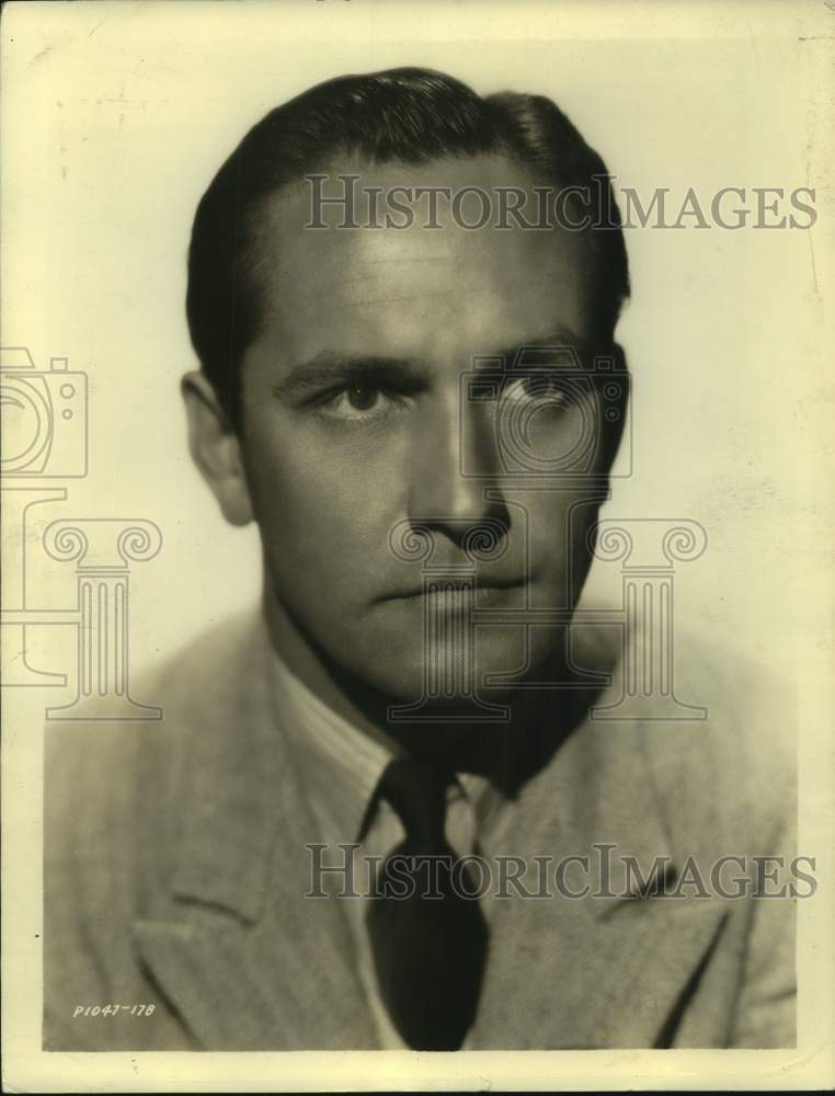 1932 Press Photo Actor Fredric March will star in &quot;Trade Winds.&quot; - Historic Images