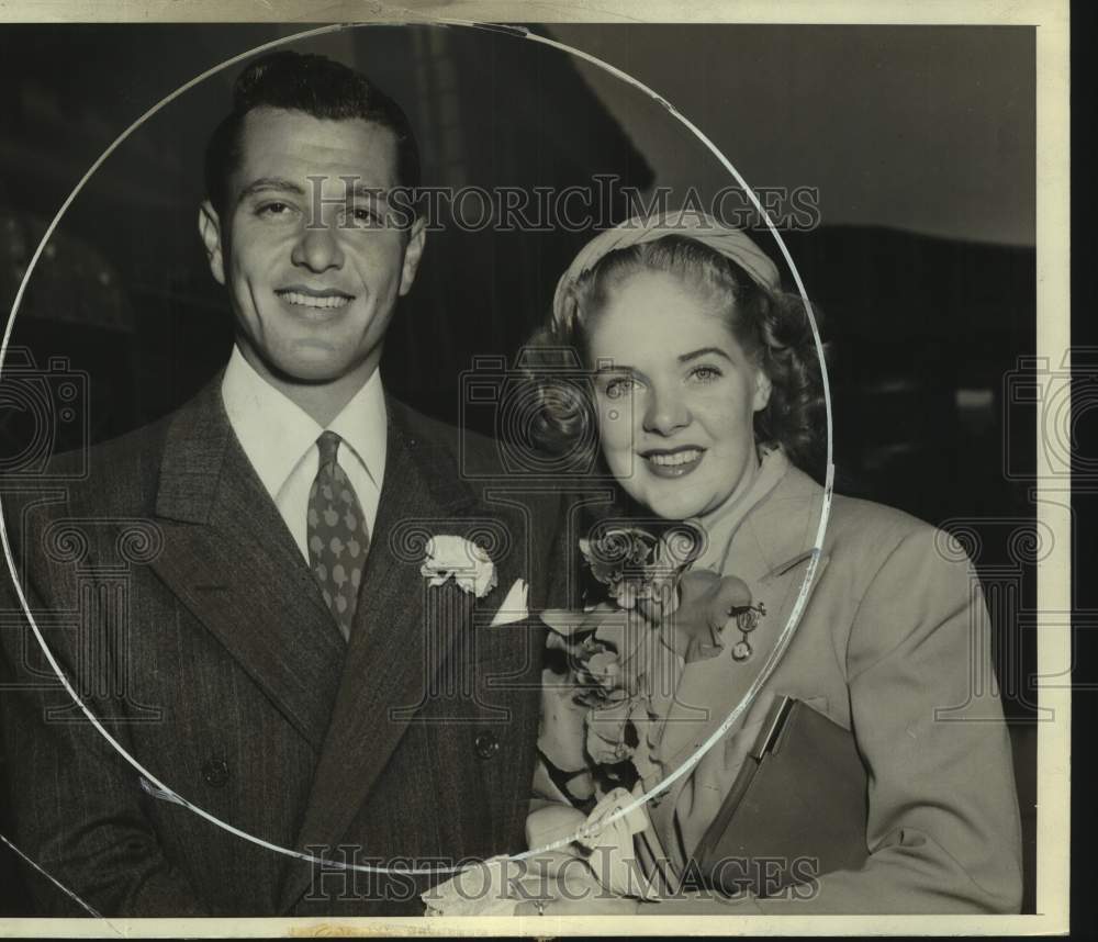 1940 Press Photo Singers Tony Martin and Wife Alice Faye - Historic Images