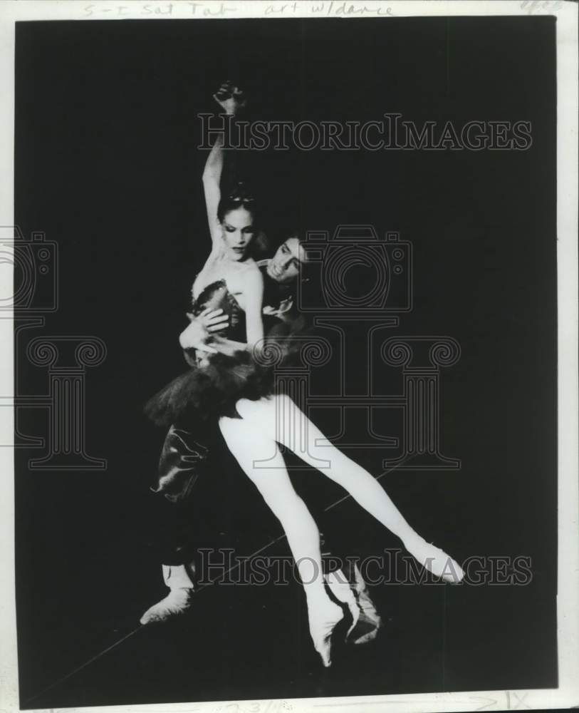 1978 Press Photo Ballet dancers Nancy Davis &amp; James Lane perform Firebird - Historic Images