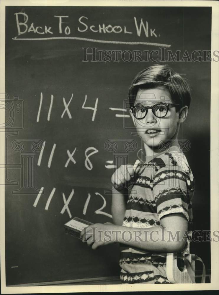 1963 Press Photo Actor Barry Livingston in &quot;My Three Sons&quot; - Historic Images