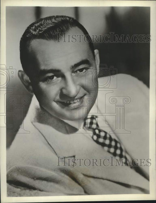 1956 Press Photo Freddie Martin in the premiere of "NBC Bandstand." - nox35123- Historic Images