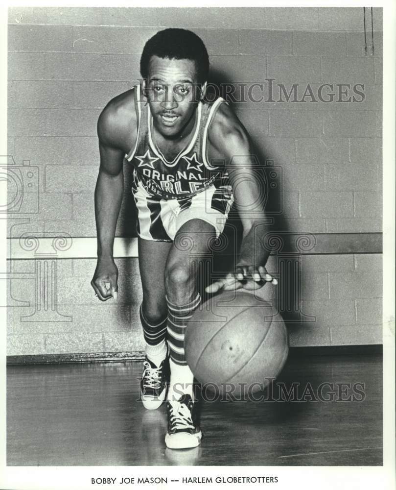 1972 Press Photo Harlem Globetrotters Basketball Player Bobby Joe Mason - Historic Images