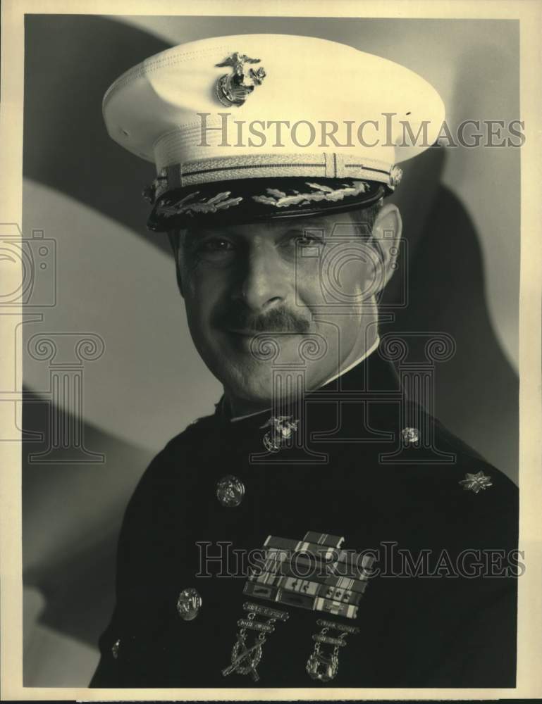 1989 Press Photo Actor Gerald McRaney in &quot;Major Dad&quot; - Historic Images