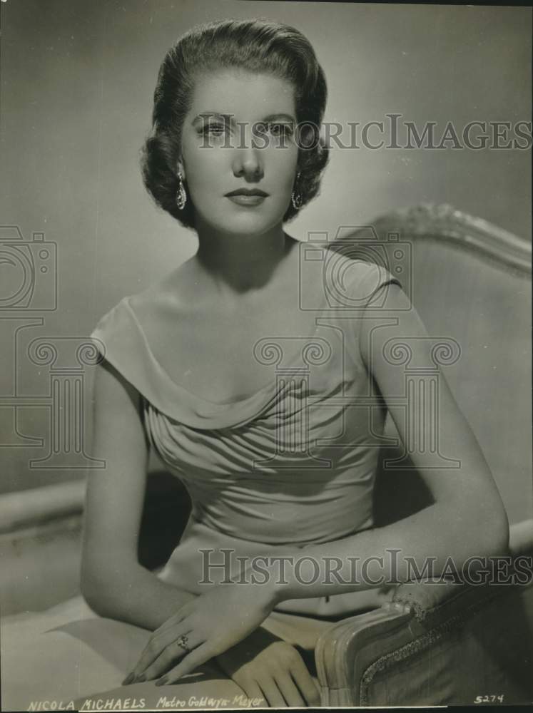 1964 Press Photo Actress Nicola Michaels of "The Power and the Prize" - Historic Images