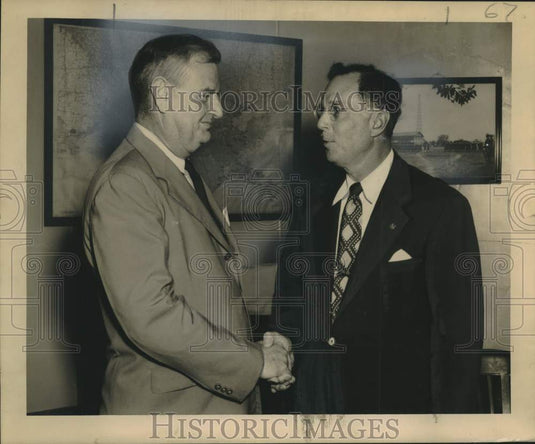 1948 Press Photo Coast Guard Auxiliary Commodore Herbert J. McCampbell - Historic Images