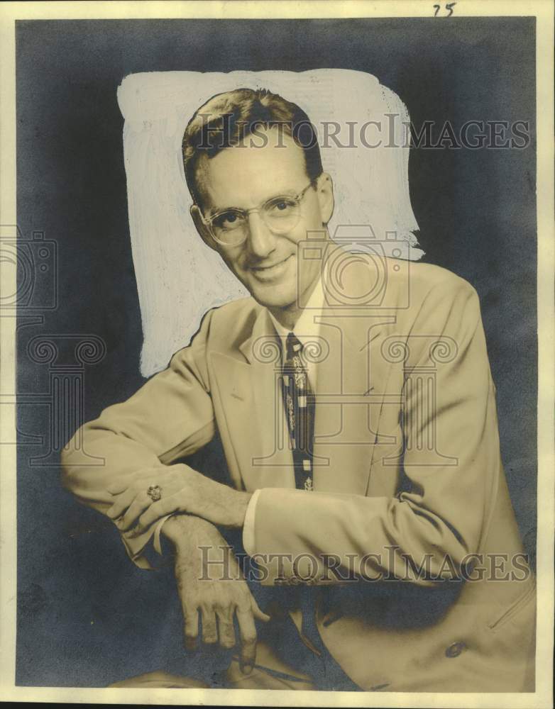 1951 Press Photo American Power Boat Association President Jack Horsley - Historic Images