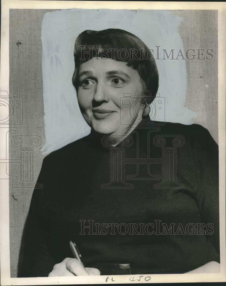 1958 Press Photo Women&#39;s Alliance for Political Action member Mrs. Paul Murison - Historic Images