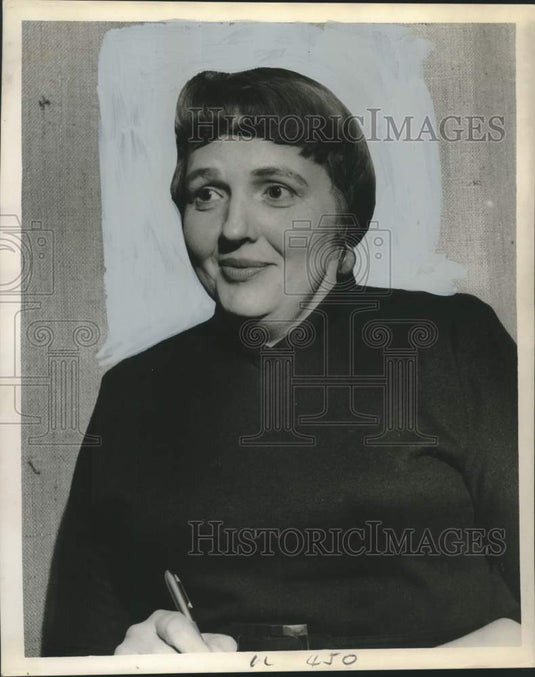 1958 Press Photo Women's Alliance for Political Action member Mrs. Paul Murison - Historic Images