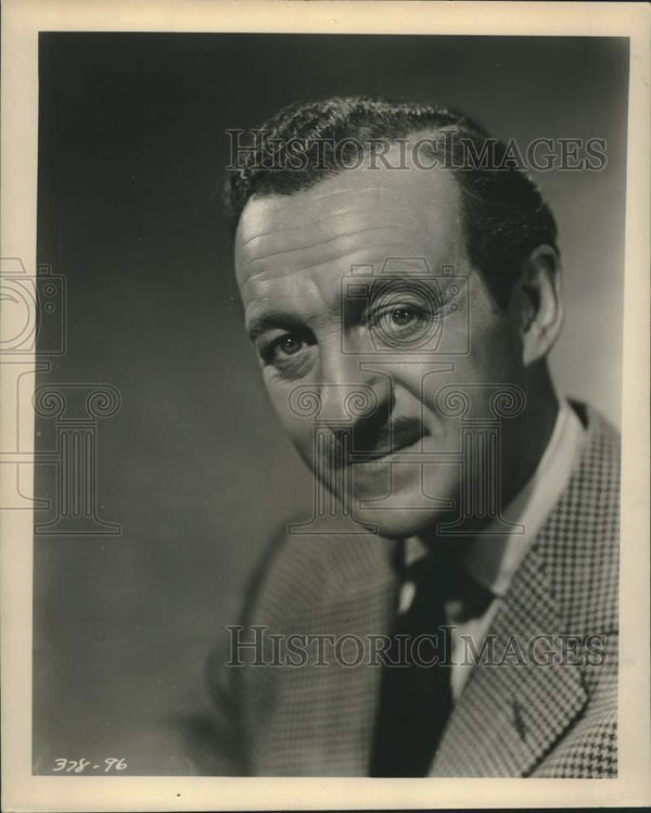 1955 Actor David Niven. - Historic Images