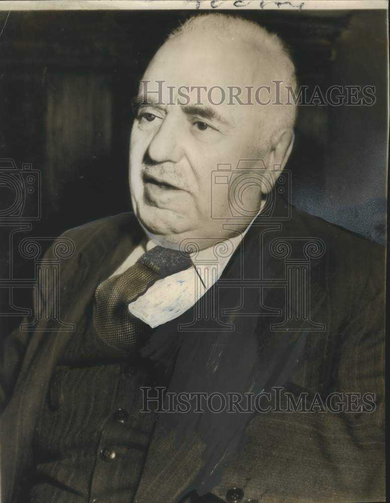 1947 Press Photo Francesco Saverio Nitti to form a new cabinet for Italy. - Historic Images