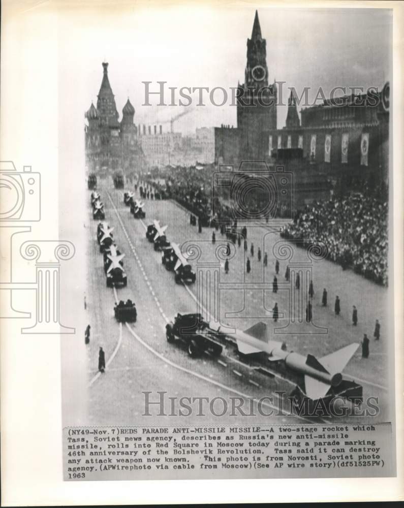 1963 Military Parade Marking 46th Bolshevik Revolution, Moscow-Historic Images