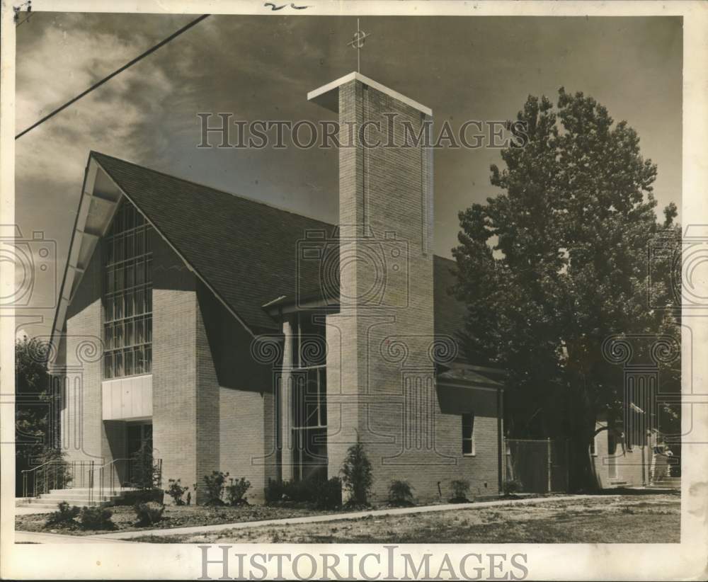 1959 Press Photo New Mount Olive Lutheran Evangelical Church, Metairie - Historic Images