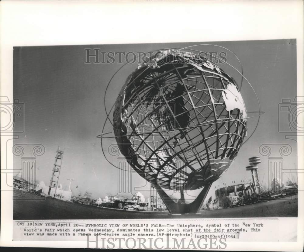 1964 The Unisphere, symbol of the New York World&#39;s Fair.-Historic Images