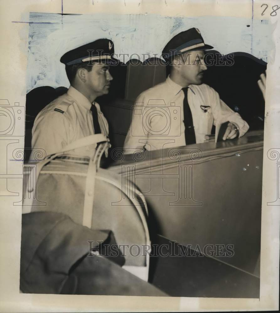 1956 Guatemalan Pilots Captains Guillermo Mendoza, Carlos Gutierrez-Historic Images