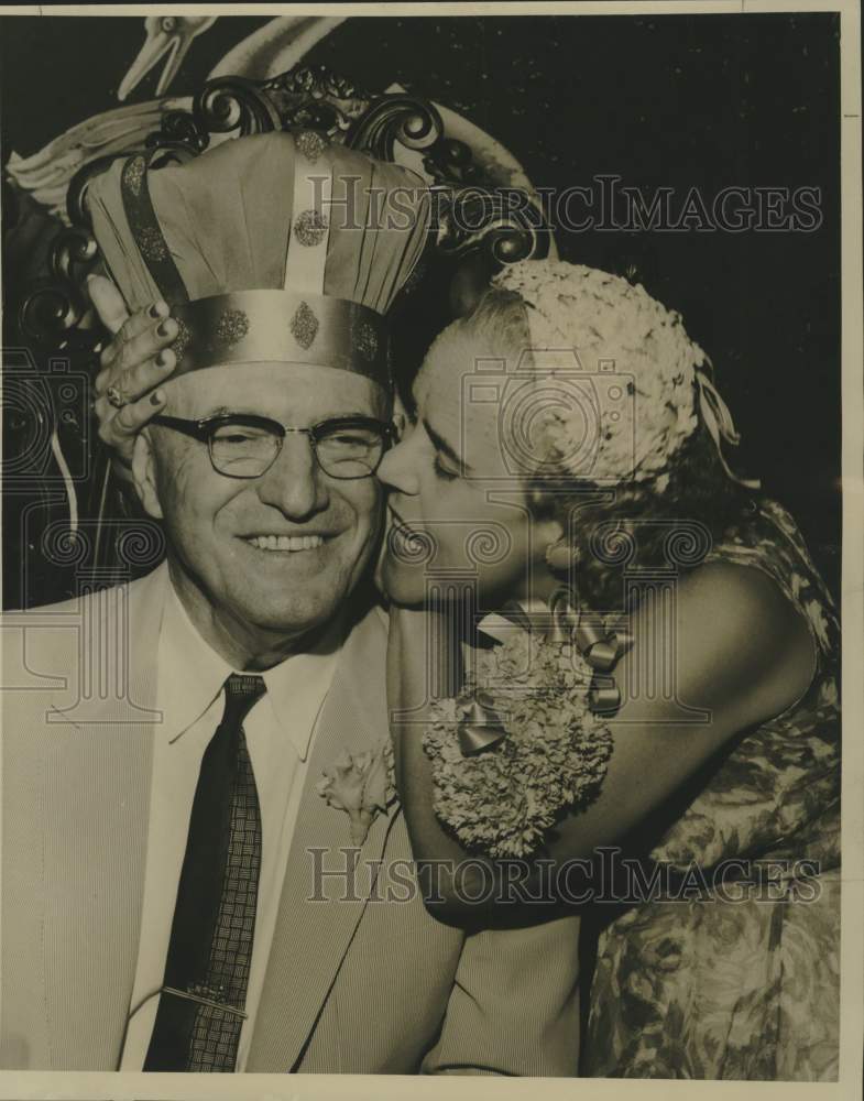 1954 Press Photo Walter McLaurin, King Boss VI - Historic Images