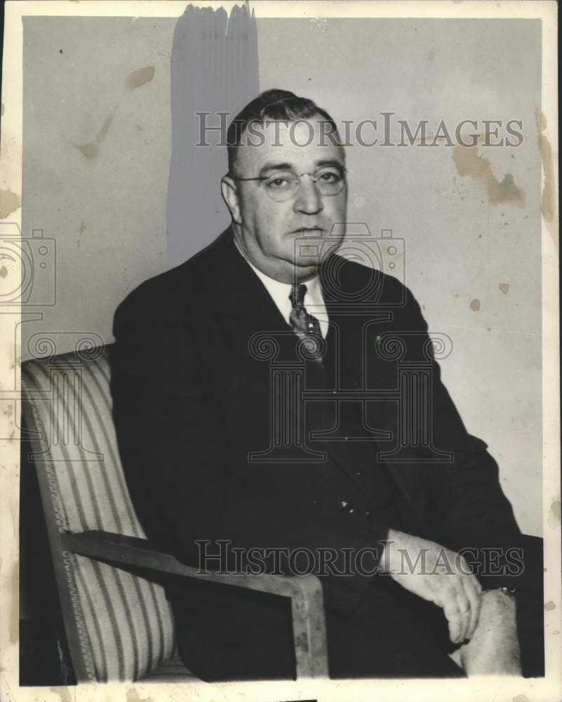 1943 Mid-City Kiwanis Club President Dan A. Newsham - Historic Images