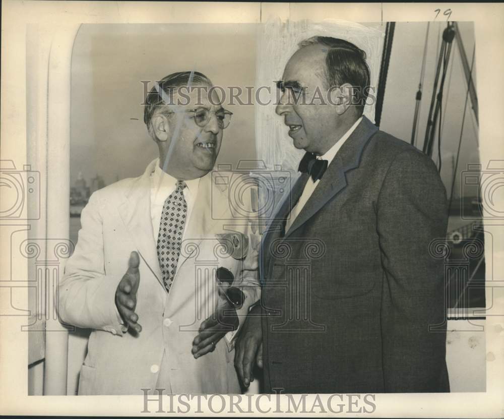 1949 Press Photo Brazilian Ambassador to U.S., Consul-General of Brazil - Historic Images