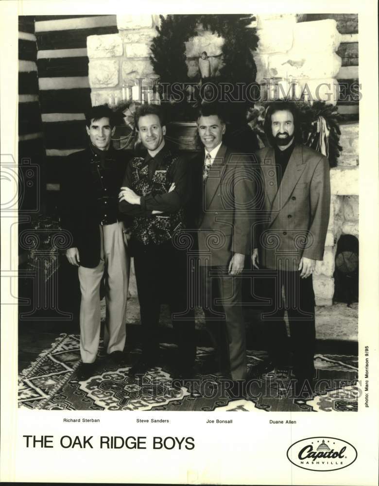 1995 Press Photo Country band &quot;The Oak Ridge Boys&quot; - Historic Images