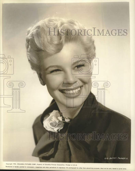 1955 Press Photo American & Broadway actress Betsy Palmer - Historic Images