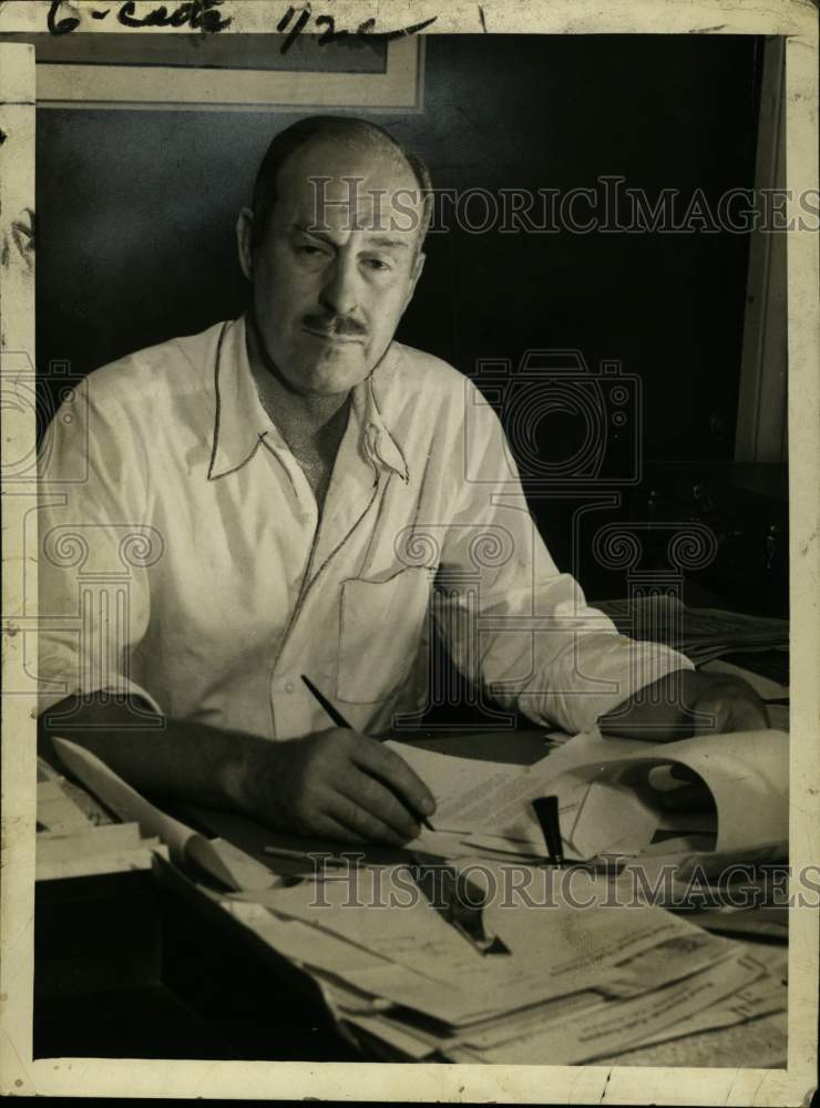1949 Press Photo American Journalist Drew Pearson - Historic Images