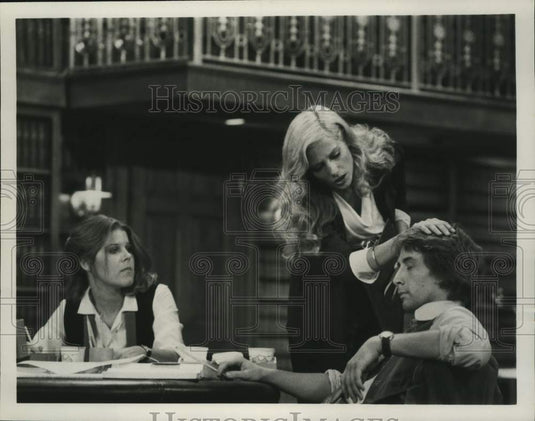 1979 Press Photo Martin Short and cast in Scene from "The Associates" - Historic Images