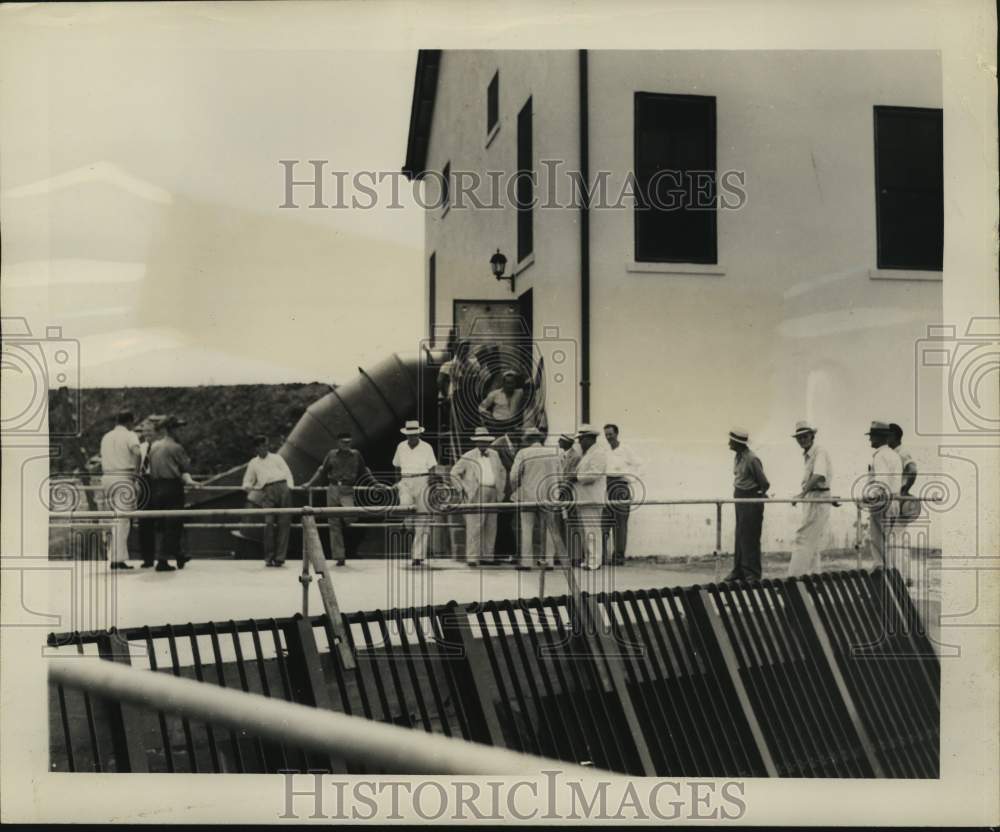 1947 Press Photo Dedication of New Pumping Station at London Avenue, New Orleans - Historic Images