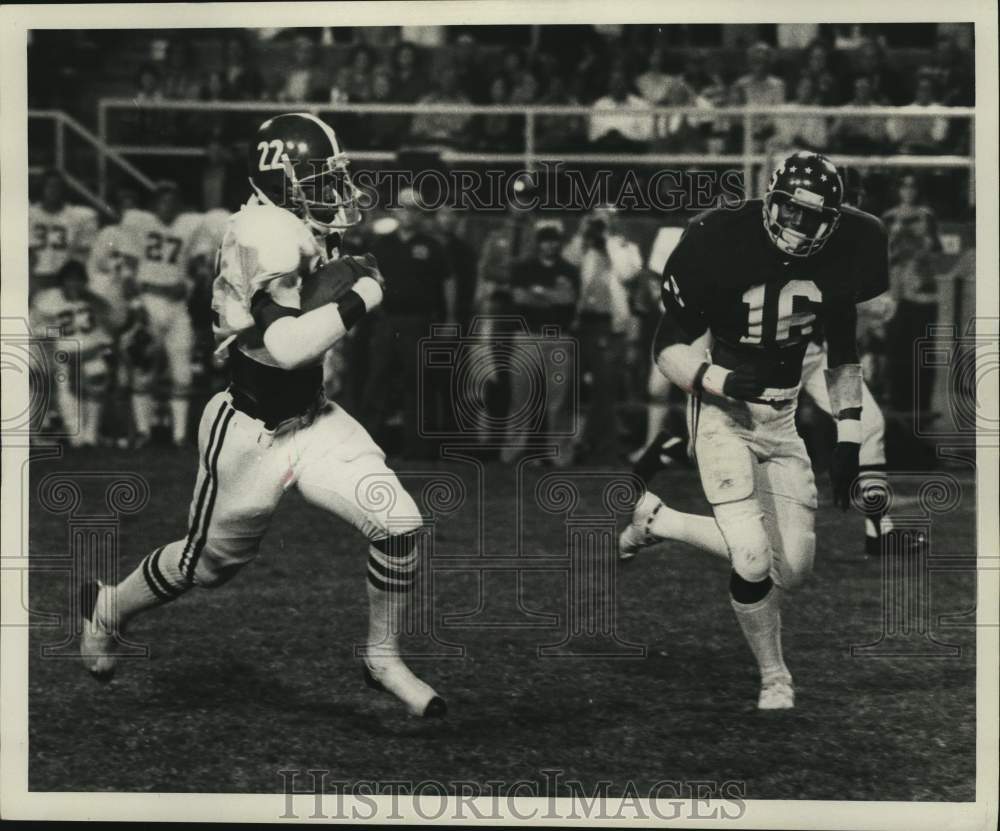 1978 Press Photo University of Alabama Footballer Tony Nathan in Action - Historic Images