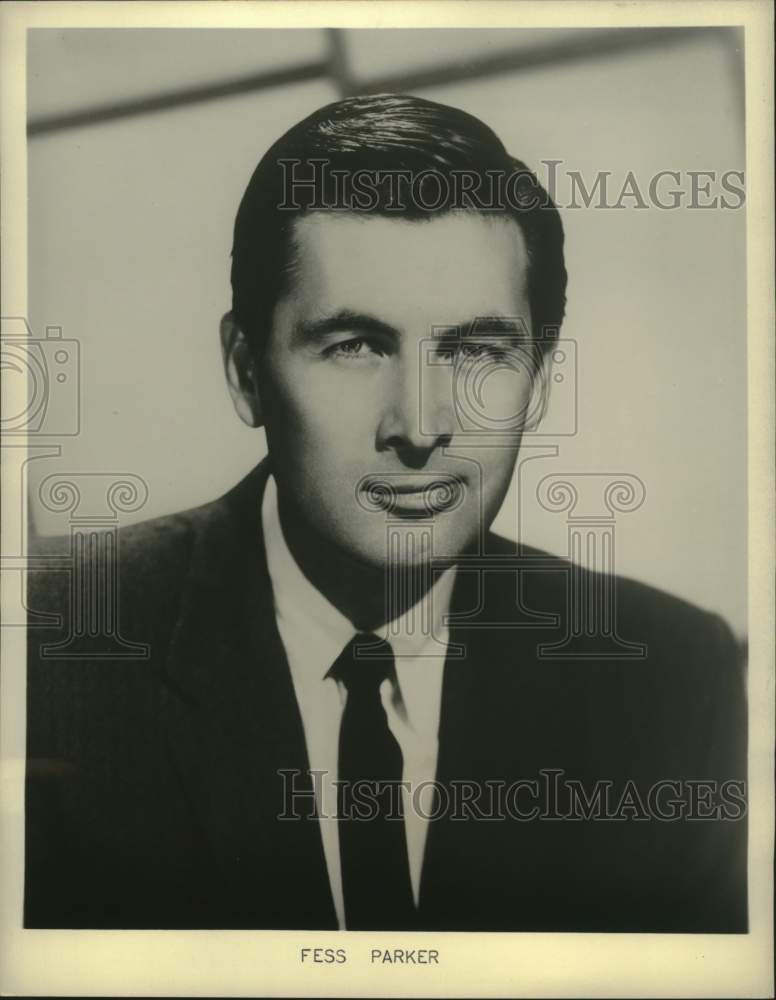 1962 Fess Parker seen in ABC-TV's "Mr. Smith Goes to Washington."-Historic Images