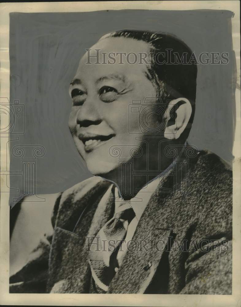 1957 Press Photo Filipino United Nations Delegate General Carlos P. Romulo - Historic Images